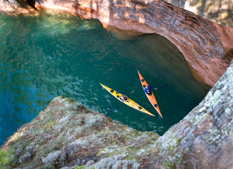 Kayaking in Bayfield